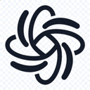 Kaiyun开云官方网站品牌logo，橙色与深蓝色组合的体育平台标识